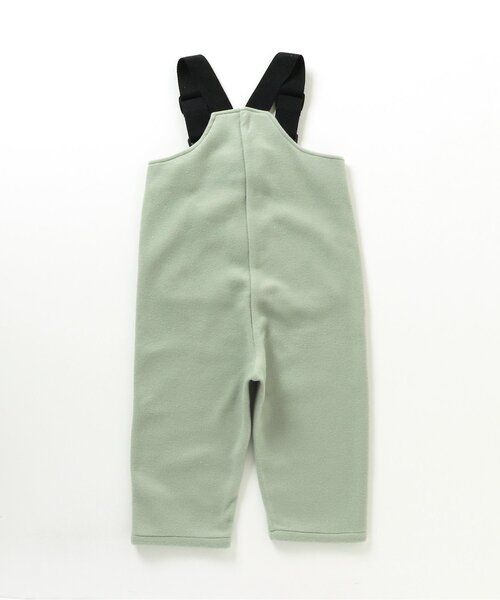 BREEZE（ブリーズ）の「フリースサロペット（サロペット/オーバーオール・キッズ・アイボリー/カーキ・130/100/120/90/80/110）」の4枚目の写真