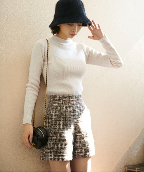 FREE'S MART（フリーズマート）の「◆ハイネックリブニット（ニット/セーター・レディース・ホワイト系その他/ブラック/ホワイト/グリーン・FREE）」の21枚目の写真