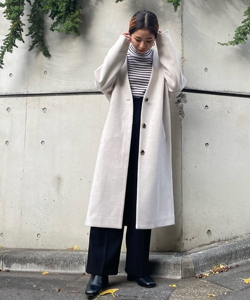 FREE'S MART（フリーズマート）の「◆ハイネックリブニット（ニット/セーター・レディース・ホワイト系その他/ブラック/ホワイト/グリーン・FREE）」の11枚目の写真