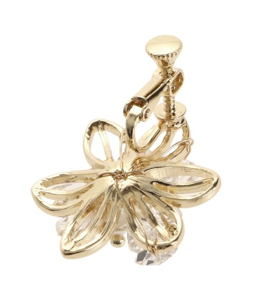 MERCURYDUO（マーキュリーデュオ）の「フラワービジューイヤリング（イヤリング・レディース・シルバー/ゴールド・FREE）」の4枚目の写真