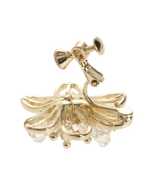 MERCURYDUO（マーキュリーデュオ）の「フラワービジューイヤリング（イヤリング・レディース・シルバー/ゴールド・FREE）」の5枚目の写真