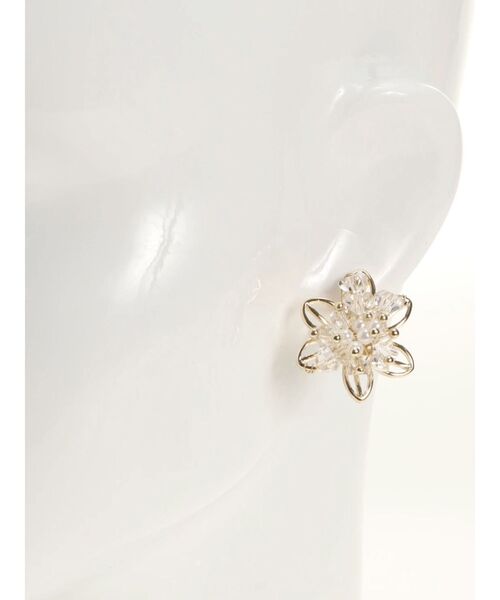 MERCURYDUO（マーキュリーデュオ）の「フラワービジューイヤリング（イヤリング・レディース・シルバー/ゴールド・FREE）」の7枚目の写真