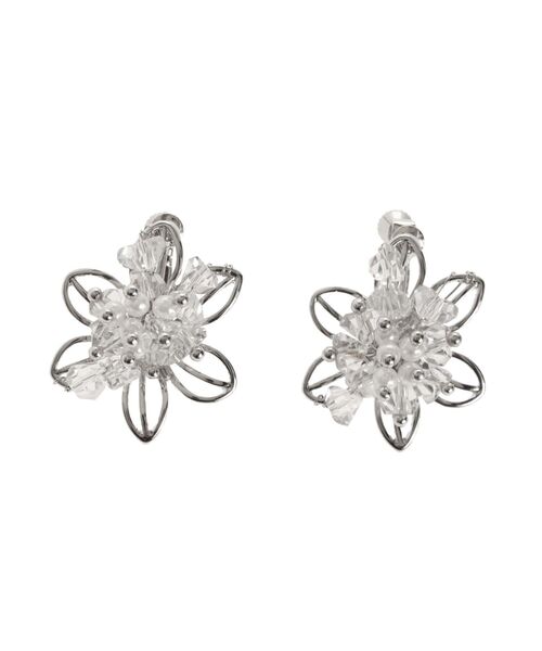 MERCURYDUO（マーキュリーデュオ）の「フラワービジューイヤリング（イヤリング・レディース・シルバー/ゴールド・FREE）」の9枚目の写真