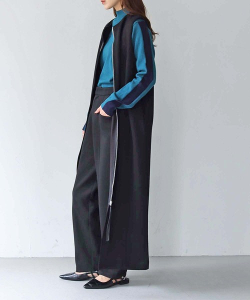 Lant Kalte（ラントカルテ）の「【Lant Kalte】3wayダンボールジレワンピース（ワンピース・レディース・ブラック/カーキ・M）」の16枚目の写真