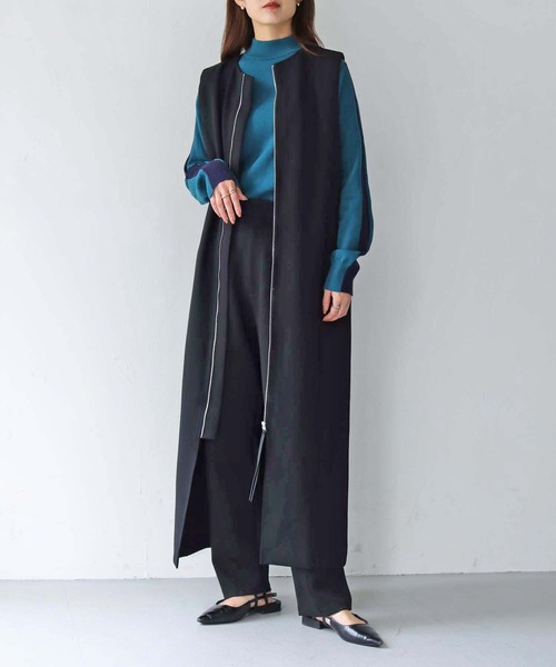 Lant Kalte（ラントカルテ）の「【Lant Kalte】3wayダンボールジレワンピース（ワンピース・レディース・ブラック/カーキ・M）」の17枚目の写真