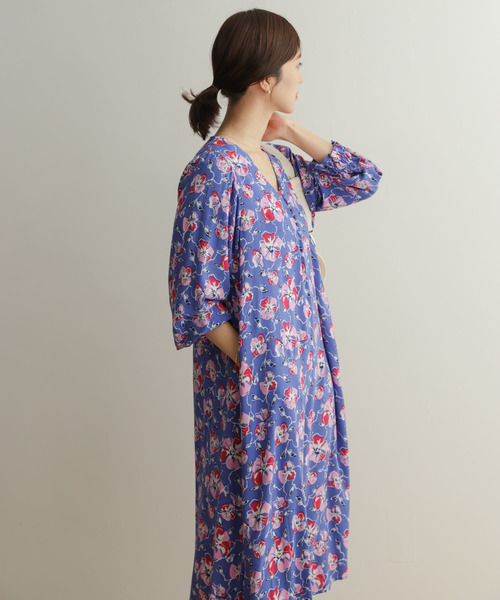 【セール】カラーグランドフラワープリントワンピース（ワンピース）｜URBAN RESEARCH DOORS（アーバンリサーチドアーズ）