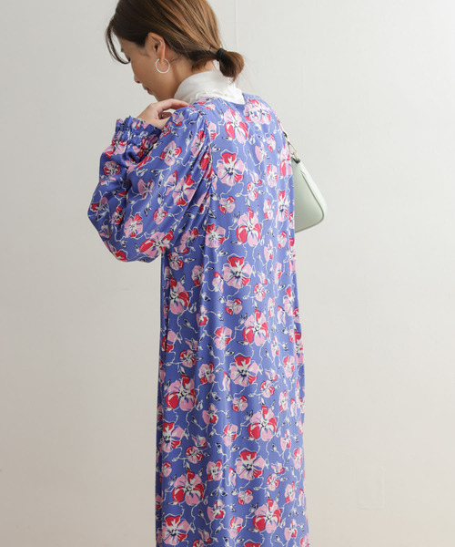 【セール】カラーグランドフラワープリントワンピース（ワンピース）｜URBAN RESEARCH DOORS（アーバンリサーチドアーズ）