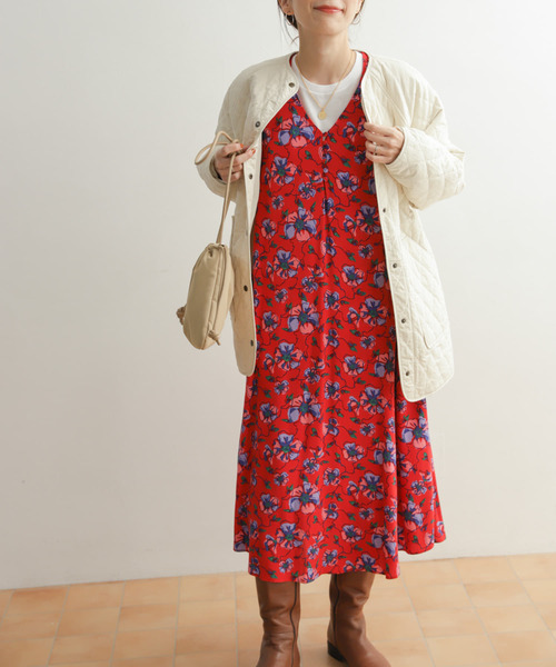 【セール】カラーグランドフラワープリントワンピース（ワンピース）｜URBAN RESEARCH DOORS（アーバンリサーチドアーズ）
