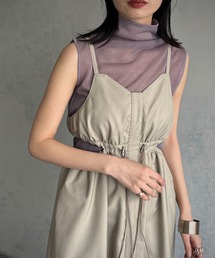 【&g’aime】ハイネックシアートップス