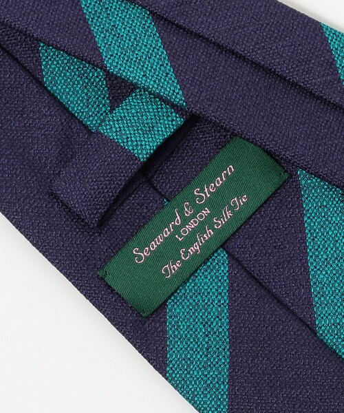 Seaward & Stearn × BEAMS F / 別注 ストライプ ネクタイ