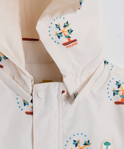 moimoln（モイモルン）の「【ReReアイテム】エアープレーンアトラクションブルゾン（ナイロンジャケット・キッズ・アイボリー・120cm/90cm/110cm/100cm）」の7枚目の写真