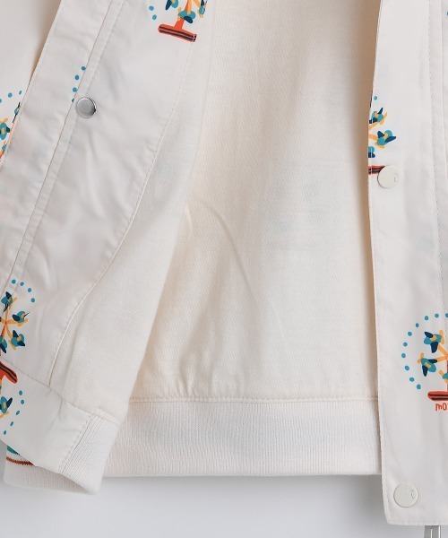moimoln（モイモルン）の「【ReReアイテム】エアープレーンアトラクションブルゾン（ナイロンジャケット・キッズ・アイボリー・120cm/90cm/110cm/100cm）」の9枚目の写真