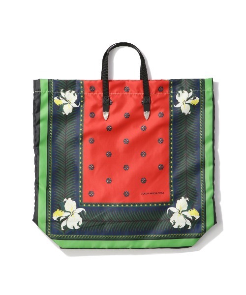 TOGA VIRILIS(トーガ ビリリース)の「TOGA Print tote bag トーガ トートバッグ(トートバッグ・メンズ・ネイビー/レッド・FREE)」の13枚目の写真