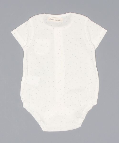 Sophie la girafe（ソフィーラジラフ）の「スターダストボディスーツ【日本製】（肌着・キッズ・オフホワイト・80ｃｍ/70cm/60cm）」の2枚目の写真