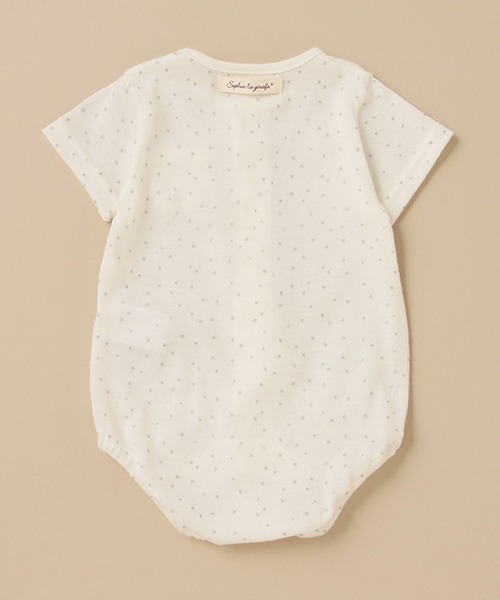 Sophie la girafe（ソフィーラジラフ）の「スターダストボディスーツ【日本製】（肌着・キッズ・オフホワイト・80ｃｍ/70cm/60cm）」の3枚目の写真