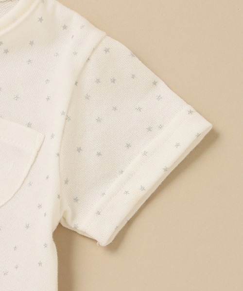 Sophie la girafe（ソフィーラジラフ）の「スターダストボディスーツ【日本製】（肌着・キッズ・オフホワイト・80ｃｍ/70cm/60cm）」の5枚目の写真