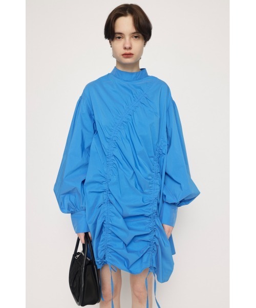 RANDOM SHIRRING ONEPIECE MIX　サイズ1 CLANE - ランダムシャーリングワンピース - RANDOM SHIRRING