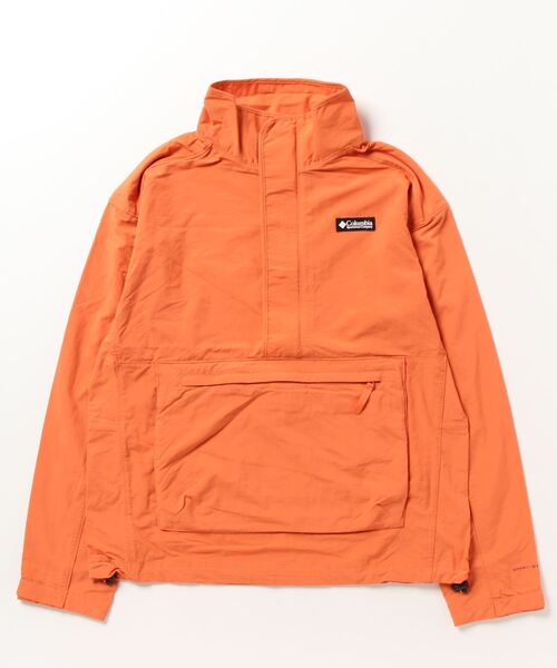 Columbia（コロンビア）の「columbia/コロンビア デシュートバレーウインドシェル 撥水 UVケア ポケット WM7495（ノーカラージャケット・メンズ・カーキ/オレンジ・XL/M/L）」の19枚目の写真