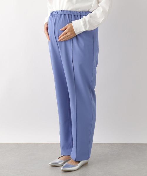 LEPSIM（レプシィム）の「マタニティ／ハタラク7DAYSストレートパンツ　172680（マタニティウェア/グッズ・レディース・イエロー/ブルー/ブラック・FREE）」の4枚目の写真