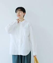 PAR ICI（パーリッシィ）の「平織ギンガム/無地 ボタンダウンシャツ（シャツ/ブラウス）」