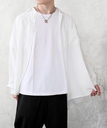 オーバーサイズ ドロップショルダー とろみドレープシャツ