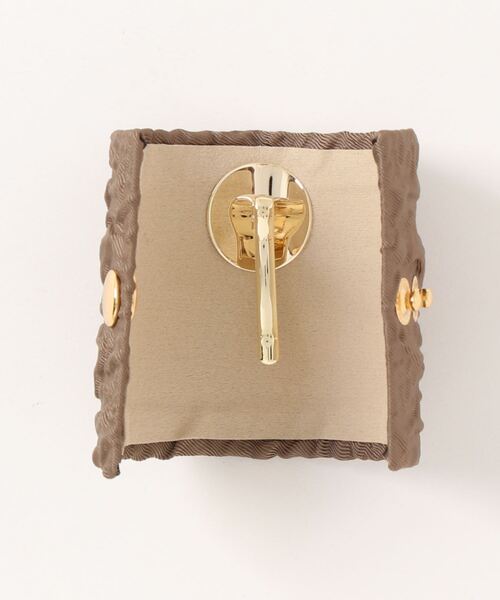 LOWRYS FARM（ローリーズファーム）の「ジャガードヘアカフ　195759（バレッタ/ヘアクリップ・レディース・ダークブラウン/ブラウン/アイボリー/ホワイト/ブラック・FREE）」の7枚目の写真