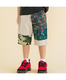 WASK（ワスク）の「WASK/5.5分丈ボタニカルパッチワークブロードパンツ(100~160cm)（その他パンツ・キッズ）」