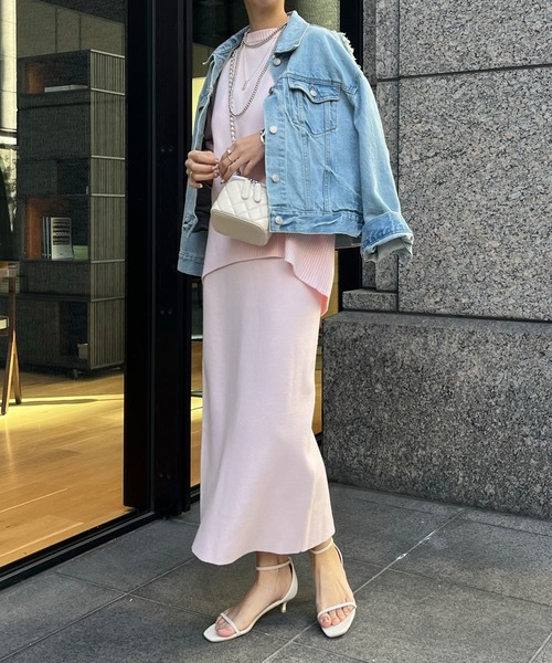 DouDou（ドゥドゥ）の「Gジャン（デニムジャケット・レディース・ブルー/スカイブルー・FREE）」の19枚目の写真