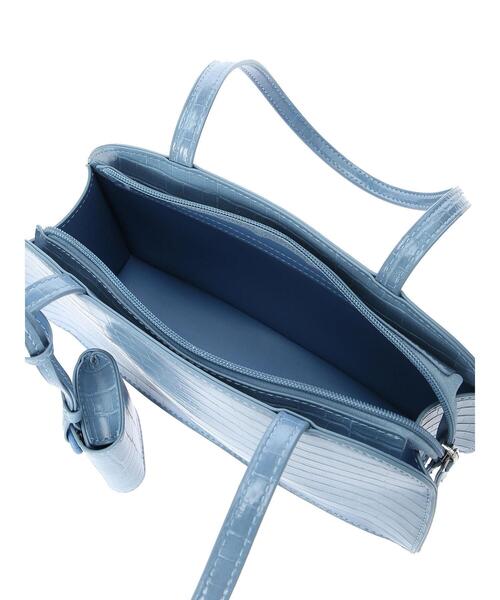 Green　Parks（グリーンパークス）の「OTO.HA.ワイドボストンバッグ（ボストンバッグ・レディース・ブラック/ホワイト/グリーン/ブルー・FREE）」の12枚目の写真