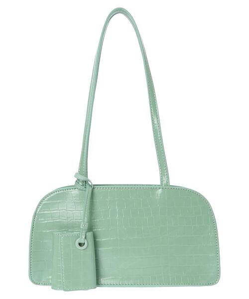 Green　Parks（グリーンパークス）の「OTO.HA.ワイドボストンバッグ（ボストンバッグ・レディース・ブラック/ホワイト/グリーン/ブルー・FREE）」の4枚目の写真