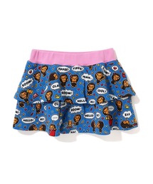 A BATHING APE（アベイシングエイプ）の「BABY MILO SPEECH BALLOON FRILL SKIRT K（スカート・キッズ）」
