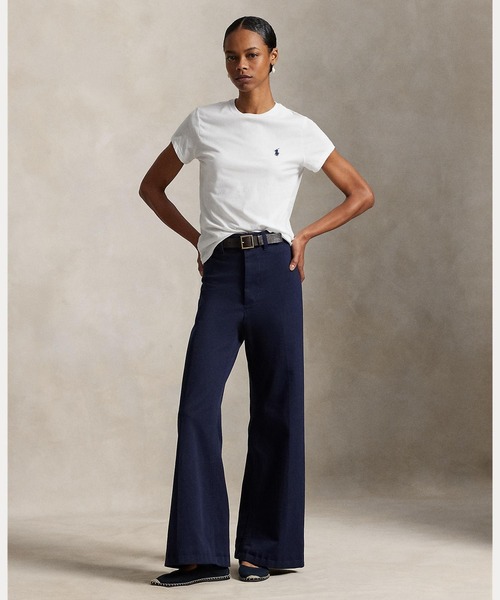 POLO RALPH LAUREN（ポロ ラルフ ローレン）の「コットン ジャージー クルーネック Tシャツ（Tシャツ/カットソー・レディース・ホワイト・M/S/XL/L/XS）」の8枚目の写真