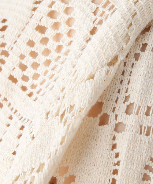 FRAMeWORK（フレームワーク）の「レースシャツ（シャツ/ブラウス・レディース・アイボリー/ブラック・FREE）」の7枚目の写真