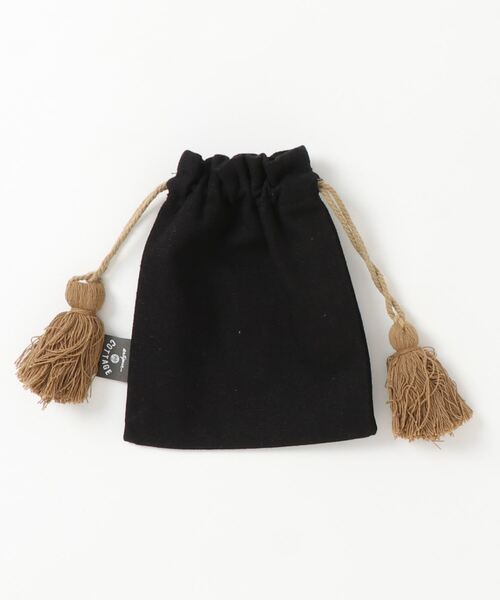 BIRTHDAY BAR（バースデイバー）の「アニマル刺繍巾着ポーチ Ｓ（ポーチ・レディース・ホワイト/ブラック・フリー）」の9枚目の写真