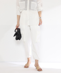 VERMEIL par ienaコットンチンツワイドカーゴパンツ VERMEIL par iena（ヴェルメイユパーイエナ）の「コットンチンツ