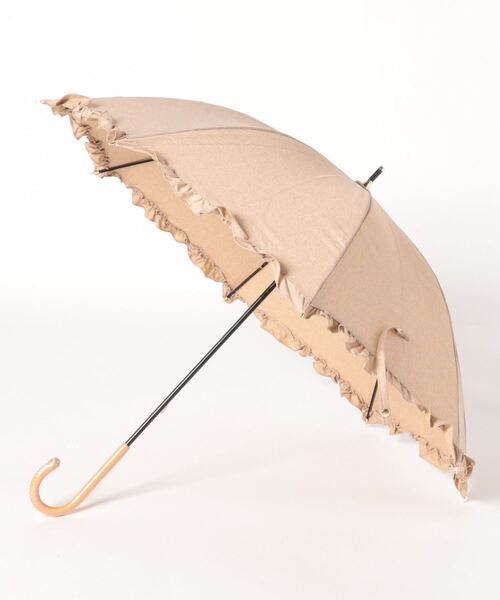 セール】【SETUP7】シャンブレーフリルショート 晴雨兼用 日傘 21412