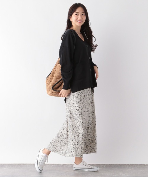 GLOBAL WORK(グローバルワーク)の「洗えるサラサラカーディガン長袖/163500(カーディガン/ボレロ・レディース・コーラル/ベージュ/ブラック/カーキ/グリーン/アイボリー・LARGE/MEDIUM)」の20枚目の写真