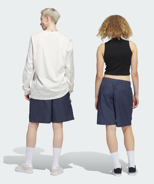 adidas(アディダス)の「スケートボーディング ウインドショーツ(ジェンダーフリー) / ハーフパンツ / アディダスオリジナルス adidas Originals(その他パンツ・メンズ・ブルー/グリーン・MEDIUM/XX-LARGE/X-LARGE/LARGE/3XL/X-SMALL/SMALL)」の11枚目の写真