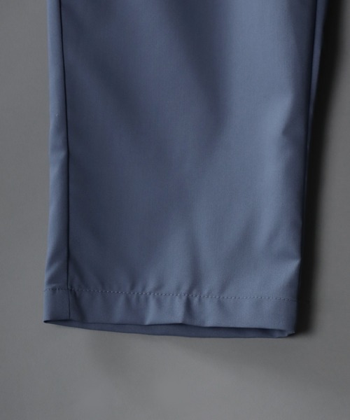 SITRY(シトリー)の「T/R wide tapered pants/ワイド テーパード パンツ(スラックス・メンズ・サックスブルー/カーキ/ブラック/グリーン/モカ/ベージュ・M/L/XL)」の7枚目の写真
