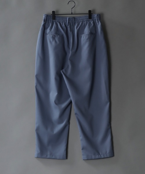 SITRY(シトリー)の「T/R wide tapered pants/ワイド テーパード パンツ(スラックス・メンズ・サックスブルー/カーキ/ブラック/グリーン/モカ/ベージュ・M/L/XL)」の10枚目の写真