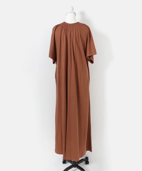 ワンピース SHIRRING LONG ONEPIECE CLANE SHIRRING LONG ONEPIECE（ワンピース）｜CLANE（クラネ