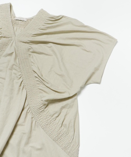 LAATO（ラート）の「SHIRRING ONE PIECE（ワンピース）」 - WEAR