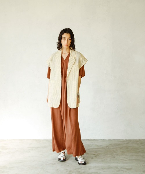 LAATO（ラート）の「SHIRRING ONE PIECE（ワンピース）」 - WEAR