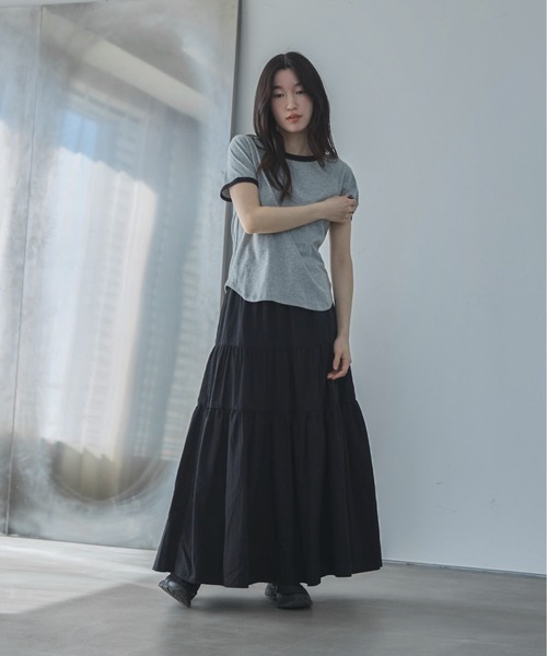 2点まとめてのみ　theredthread 即完♡ インナーセット　スカート 追加》2タックロングスカート 2（ロング・マキシ丈スカート）｜HARDY