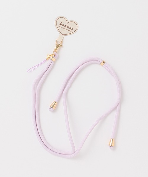 LOVETOXIC（ラブトキシック）の「コードスマホストラップ（その他小物・キッズ・ブルーグレー/ライトグレー/ベージュ/ラベンダー・FREE）」の4枚目の写真
