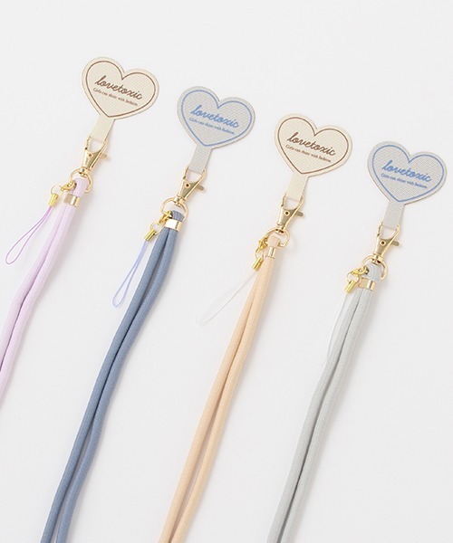 LOVETOXIC（ラブトキシック）の「コードスマホストラップ（その他小物・キッズ・ブルーグレー/ライトグレー/ベージュ/ラベンダー・FREE）」の6枚目の写真