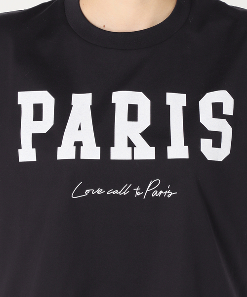 VERMEIL par iena（ヴェルメイユパーイエナ）の「PARISロゴTシャツ（T