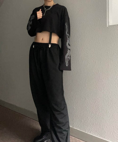 fiere(フィエール)の「カジュアルハイウエストスウェットパンツ(春夏用)(スウェットパンツ・レディース・グレー/ブラック・SMALL/MEDIUM/LARGE/X-LARGE)」の5枚目の写真