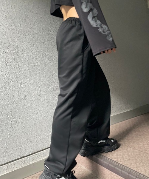 fiere(フィエール)の「カジュアルハイウエストスウェットパンツ(春夏用)(スウェットパンツ・レディース・グレー/ブラック・SMALL/MEDIUM/LARGE/X-LARGE)」の11枚目の写真