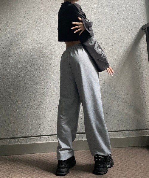 fiere(フィエール)の「カジュアルハイウエストスウェットパンツ(春夏用)(スウェットパンツ・レディース・グレー/ブラック・SMALL/MEDIUM/LARGE/X-LARGE)」の20枚目の写真
